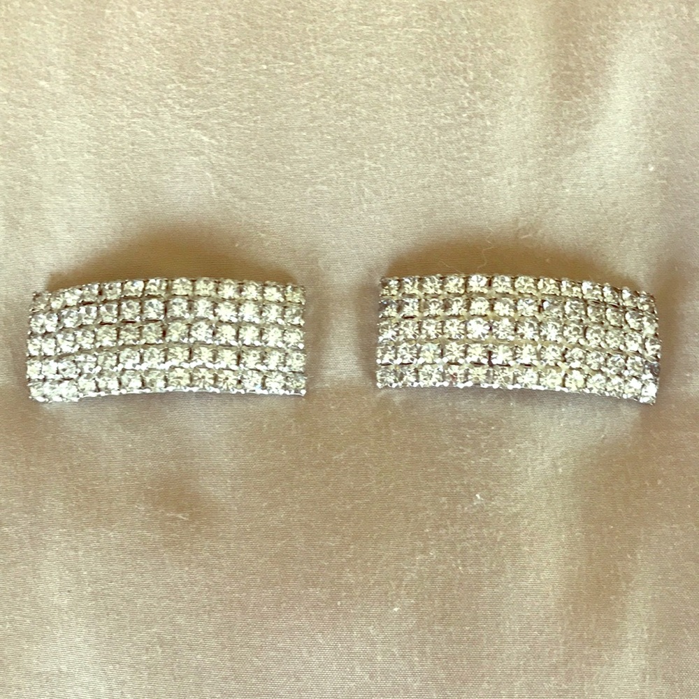 Vintage Rhinestone Shoe Buckles
